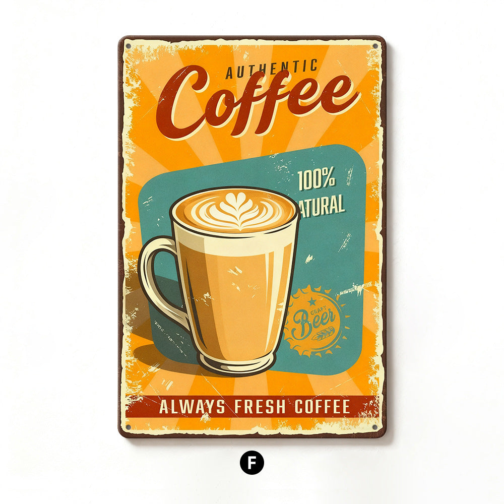 Vintage-Inspired Metal Sign Homeandso