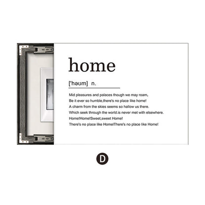 Homeandso Family Wall Art Decor