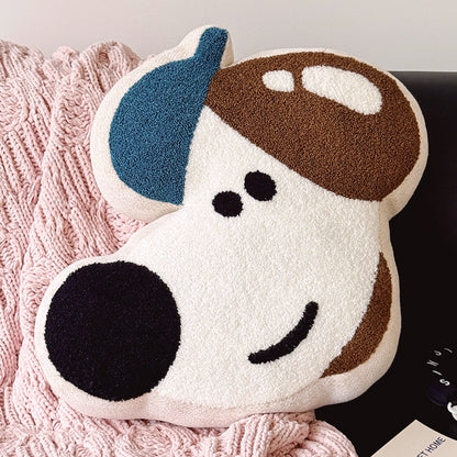 Star-Shaped Plush Cushion