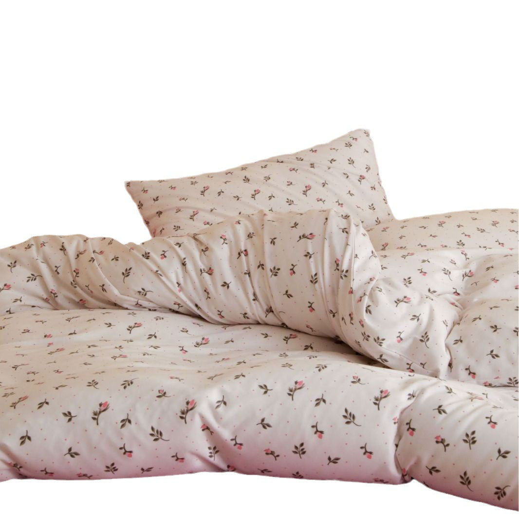Decorative Floral Print Duvet Cover Set Homeandso
