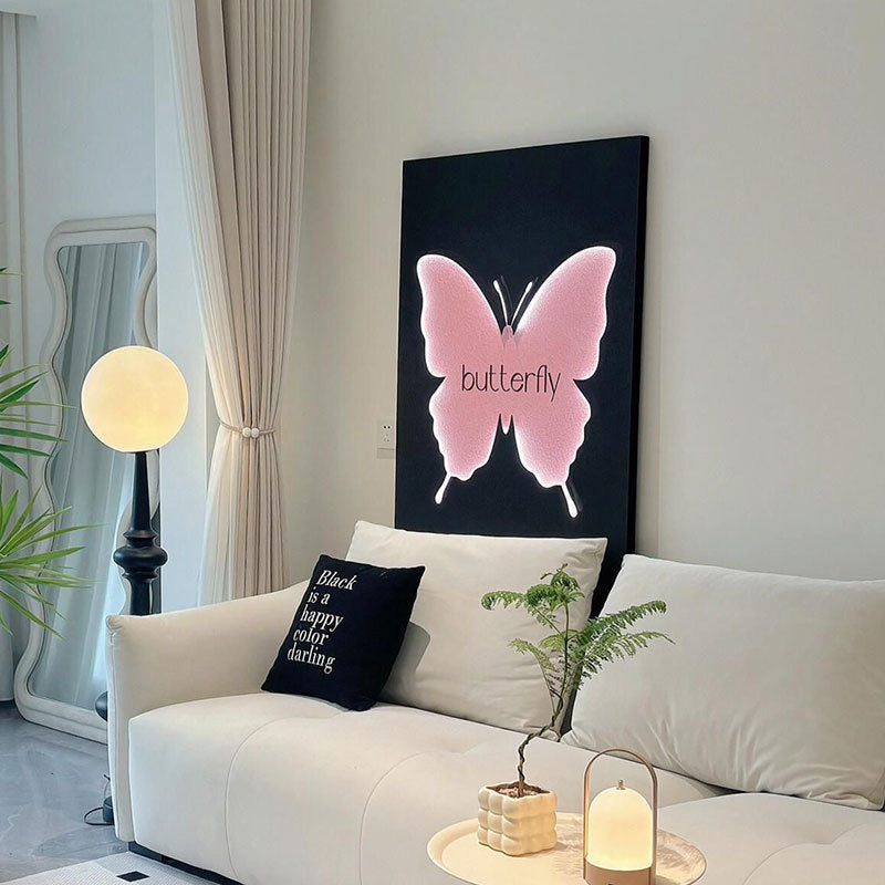 Butterfly-Themed Wall Art Print Homeandso