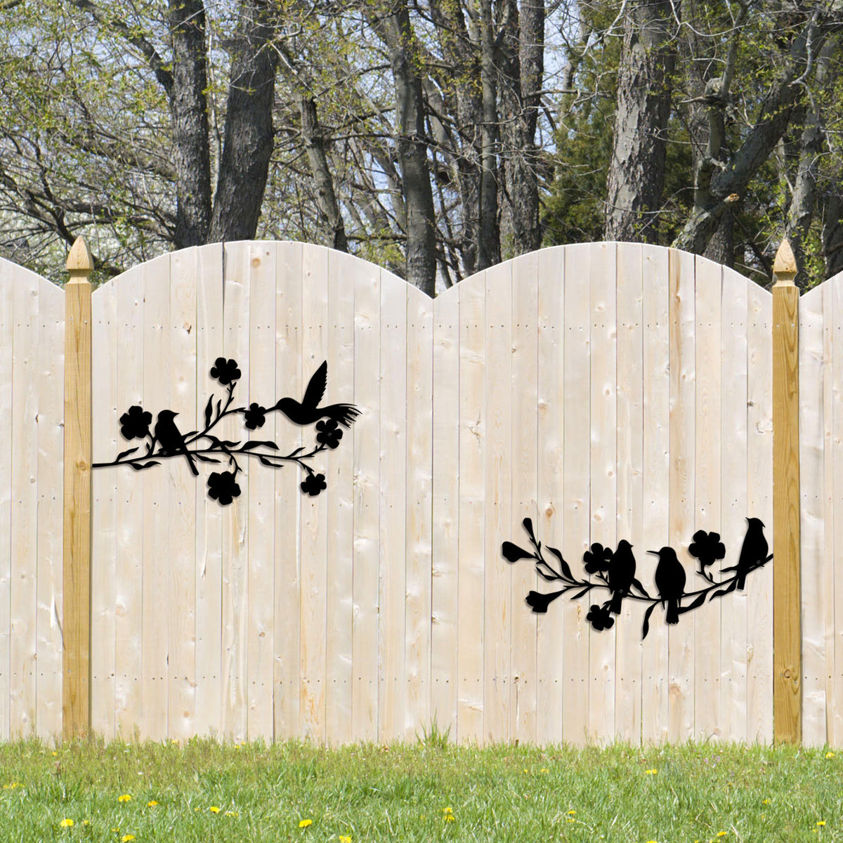 Decorative Bird and Flower Wall Art Homeandso