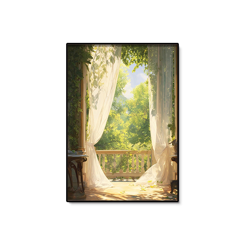 Art Print featuring Serene Garden View Homeandso