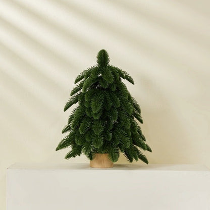 Lifelike Miniature Evergreen Tabletop Tree