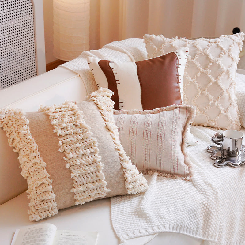 Decorative Landscape Patterned Throw Pillow