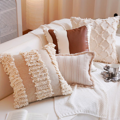 Decorative Landscape Patterned Throw Pillow