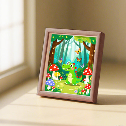 Whimsical Animal Art Print Frame