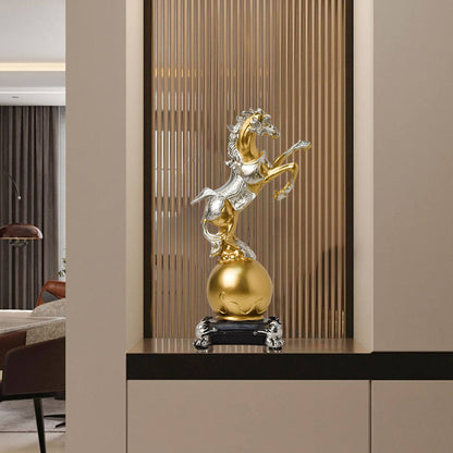 Decorative Equestrian Statue Homeandso