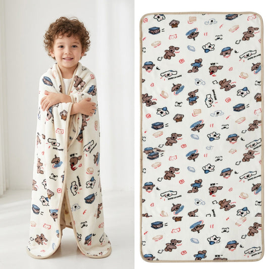 Pluche Huisdieren-Thema Fleece Deken