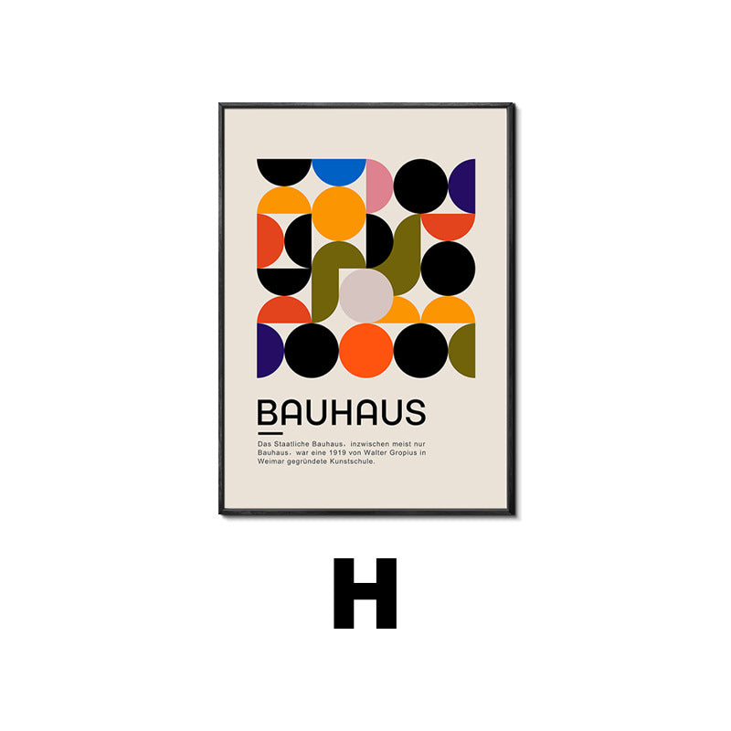 Bauhaus Geometric Wall Art Print Homeandso