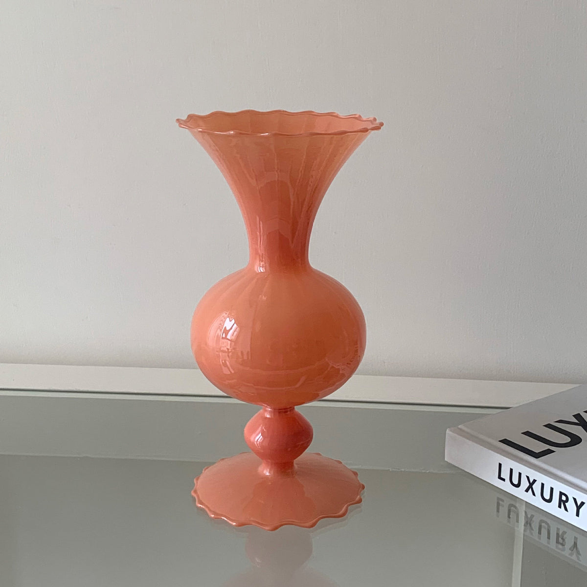 Elegant Decorative Glass Vase