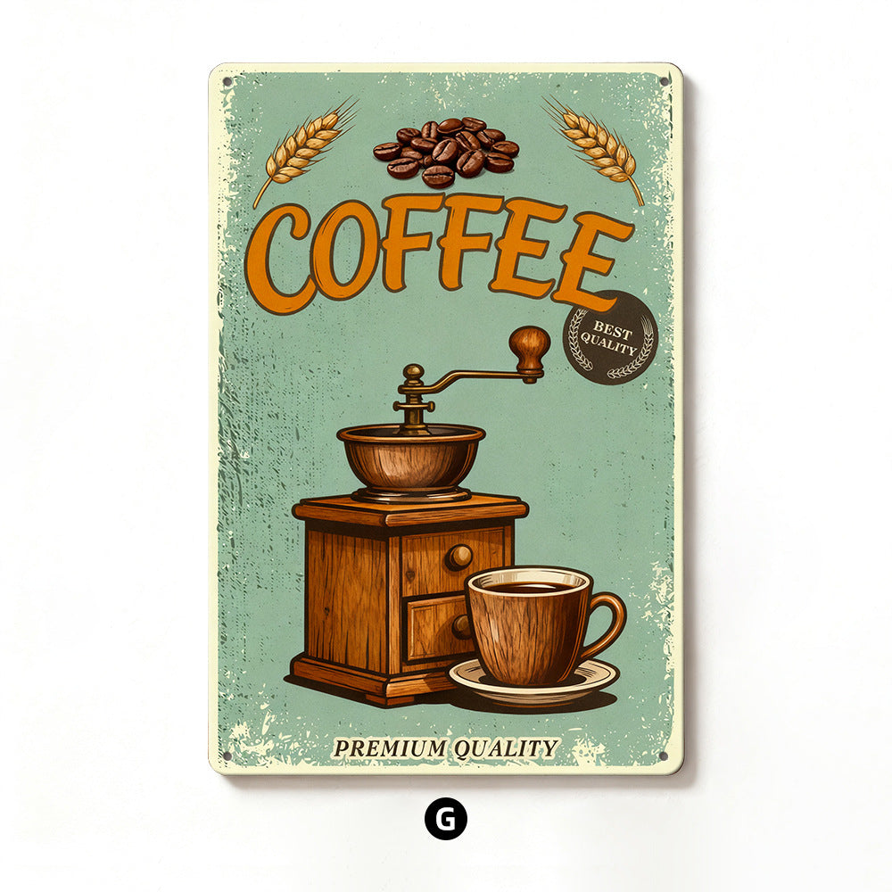Vintage-Inspired Metal Sign Homeandso
