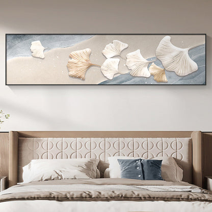 Coastal-Inspired 3D Ginkgo Leaf Wall Art Homeandso