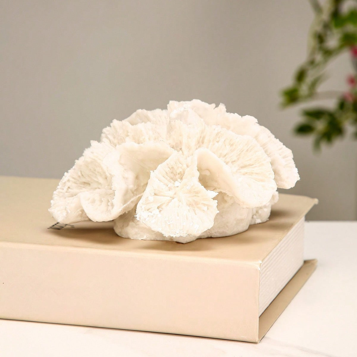 Decorative Stone Flower Sculpture Homeandso