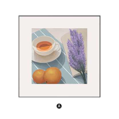 Decorative Floral Basket Art Print Homeandso
