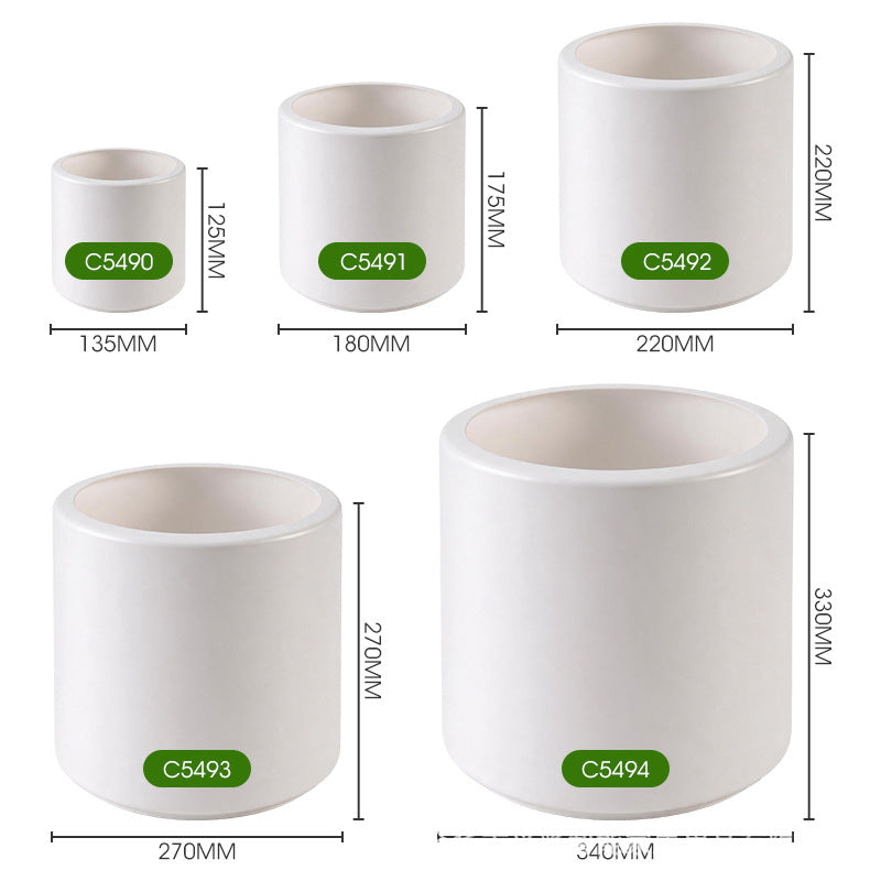 Stylish Round Ceramic Pot Homeandso