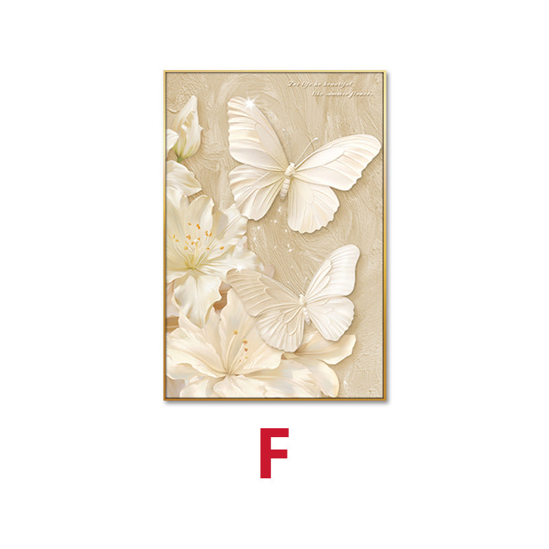 Elegant Butterfly and Floral Wall Art Homeandso