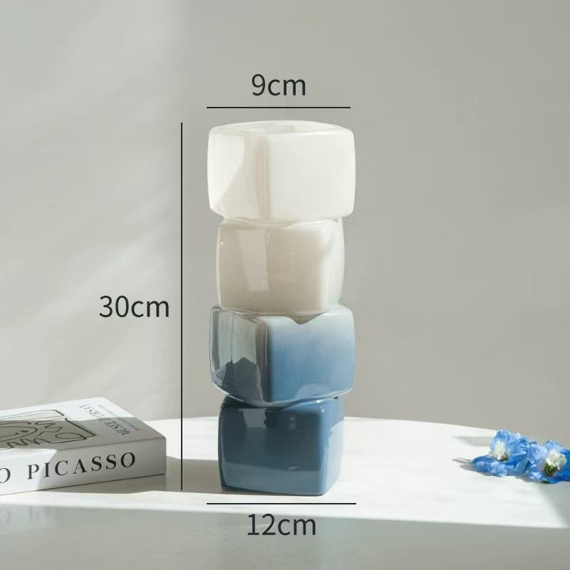 Homeandso Decorative Modern Art Glass Vase