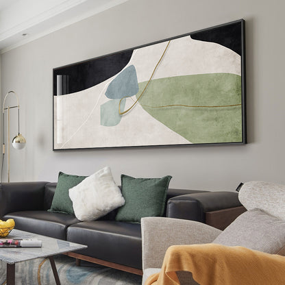 Abstract Geometric Framed Artwork Homeandso
