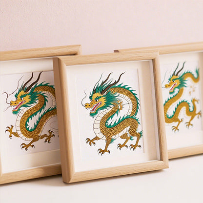 Dragon Illustration Framed Artwork
