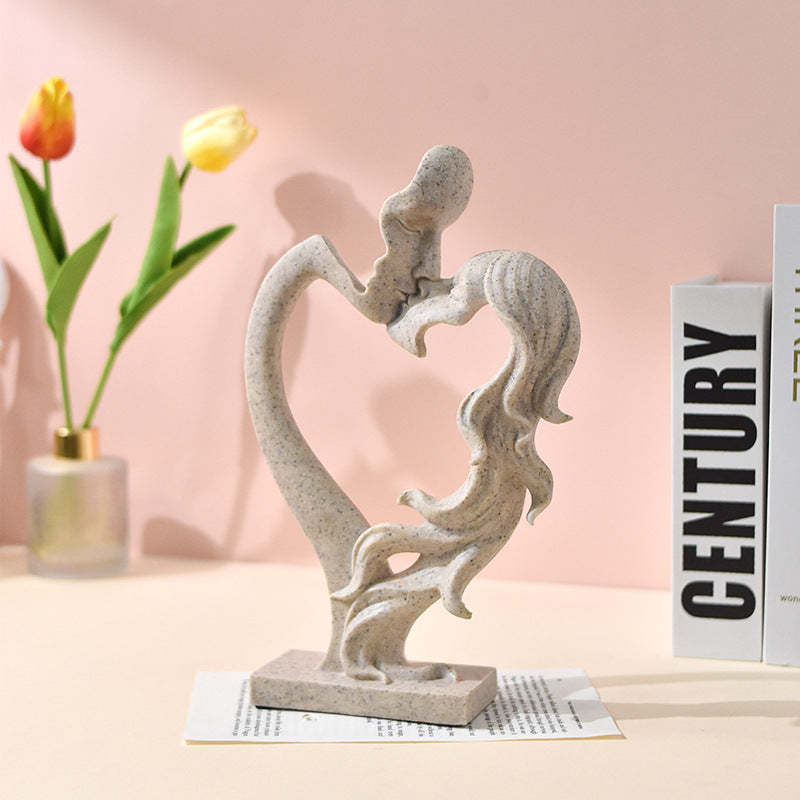 Decorative Heart Shaped Sculpture Homeandso