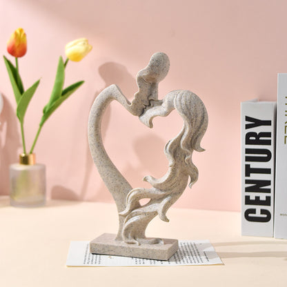 Decorative Heart Shaped Sculpture Homeandso