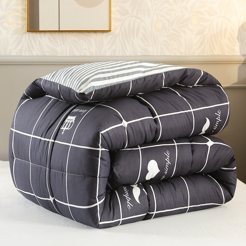Ultra-Soft Grid Pattern Comforter