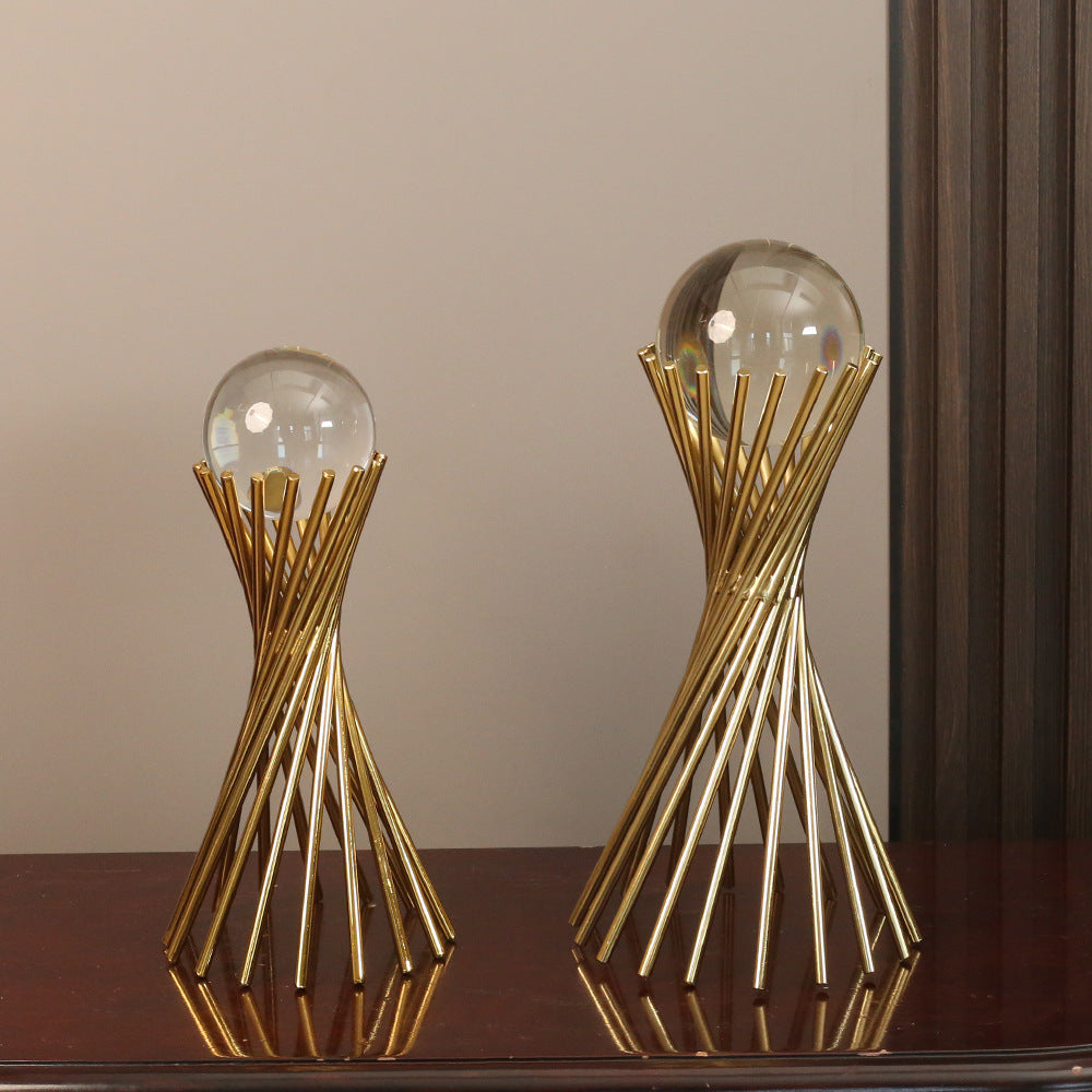 Decorative Crystal Globe Stand Homeandso