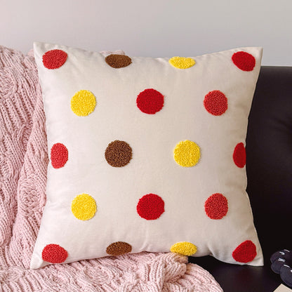 Star-Shaped Plush Cushion