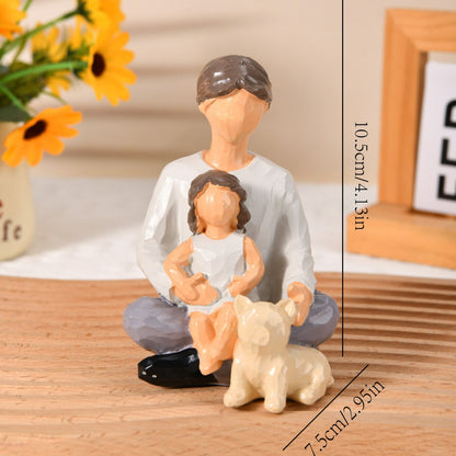 Family Embrace Decorative Figurine Homeandso
