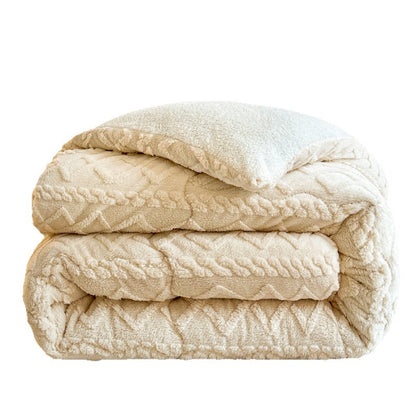 Plush Reversible Fuzzy Blanket