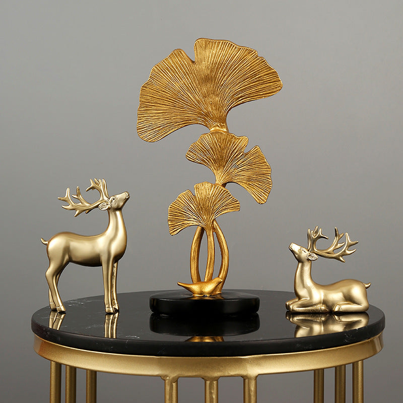 Decorative Ginkgo Leaf Sculpture Homeandso