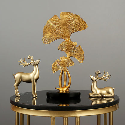 Decorative Ginkgo Leaf Sculpture Homeandso
