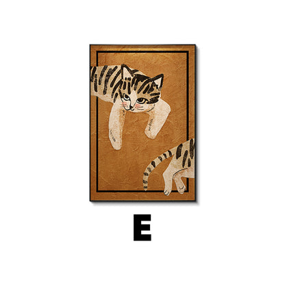 Cat-Themed Framed Wall Art Homeandso