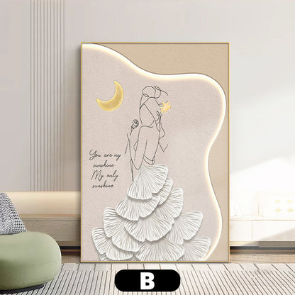 Elegant Abstract Art Print Homeandso