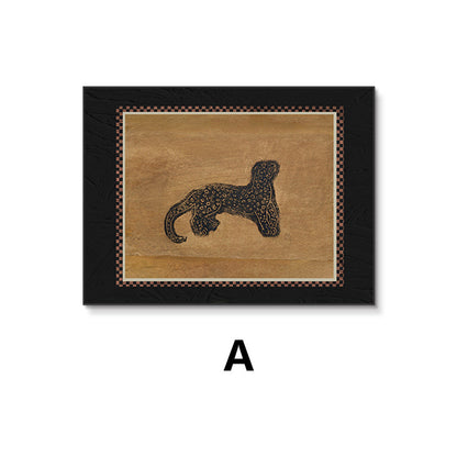 Decorative Bird Silhouette Framed Art Homeandso
