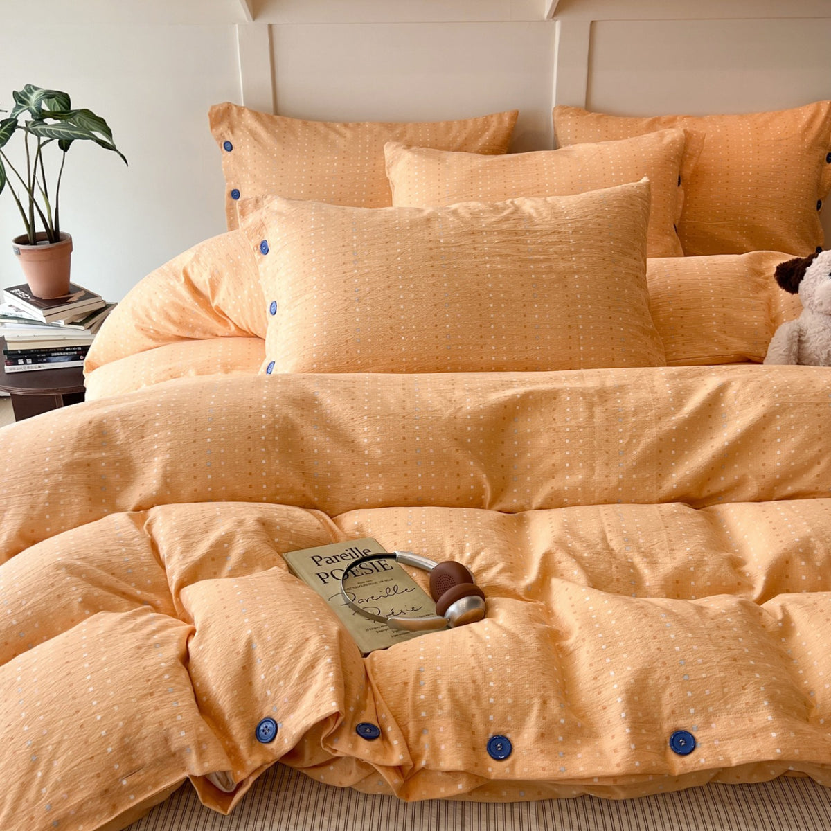 Patterned Cotton Duvet Cover Set Homeandso