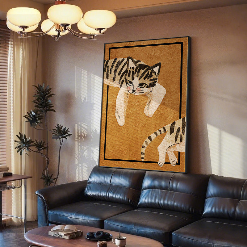 Cat-Themed Framed Wall Art Homeandso
