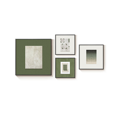 Abstract Art Gallery Framed Print Set Homeandso