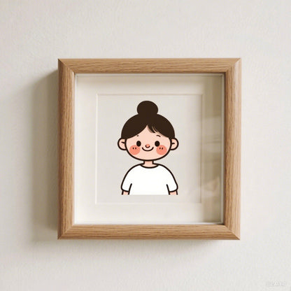 Whimsical Character Artwork Frame