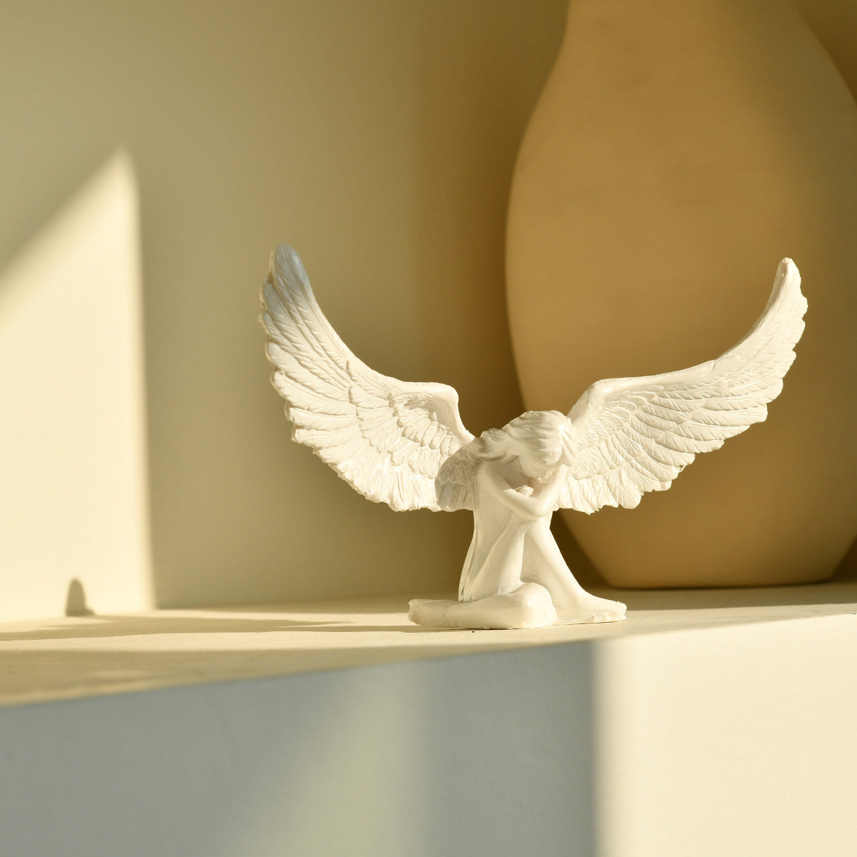Angelic Cherub Sculpture Homeandso