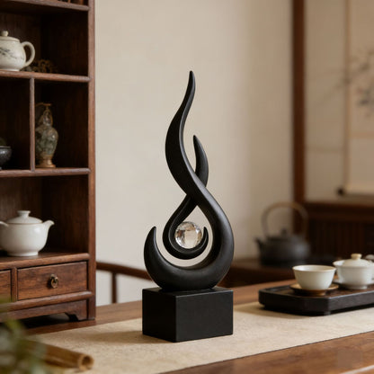 Elegant Abstract Decorative Sculpture Homeandso