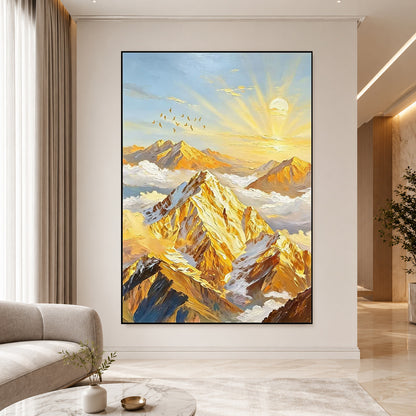 Artistic Mountain Landscape Print Homeandso