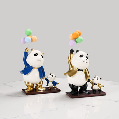 Whimsical Panda Sculpture Homeandso