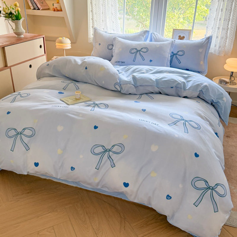 Playful Cartoon Bear Bedding Set Homeandso