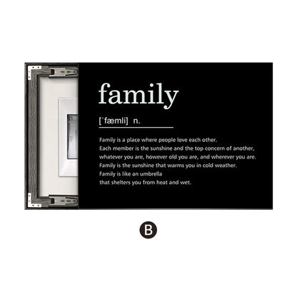 Homeandso Family Wall Art Decor