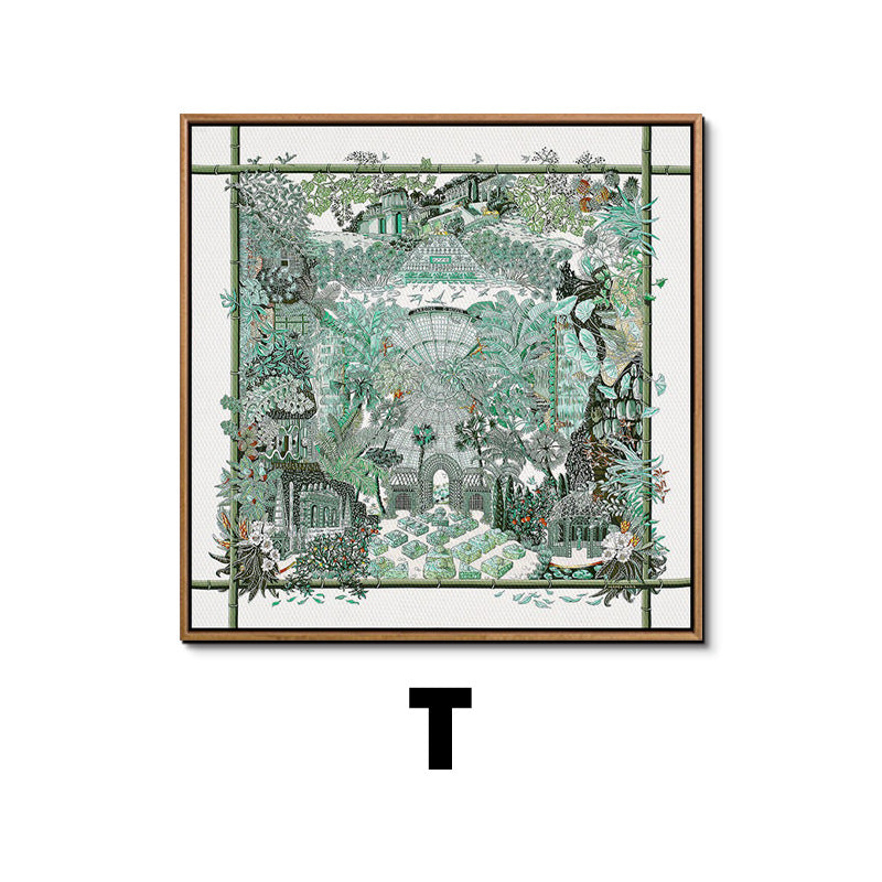 Botanical Garden Landscape Framed Wall Art Homeandso