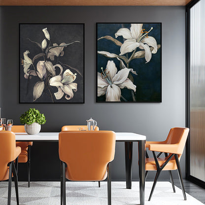Elegant Floral Canvas Artwork Homeandso