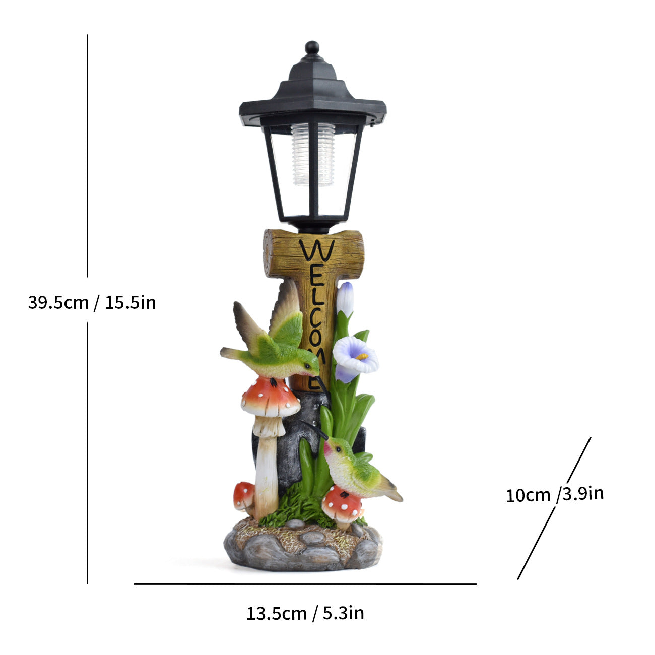 Decorative Frog Lantern Statue Homeandso