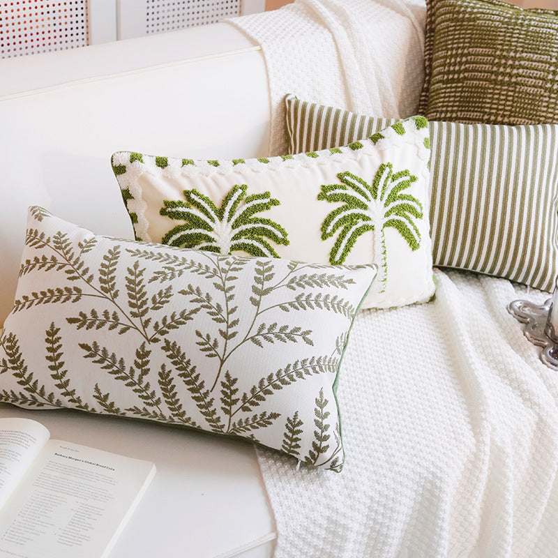 Botanical Pattern Throw Cushion